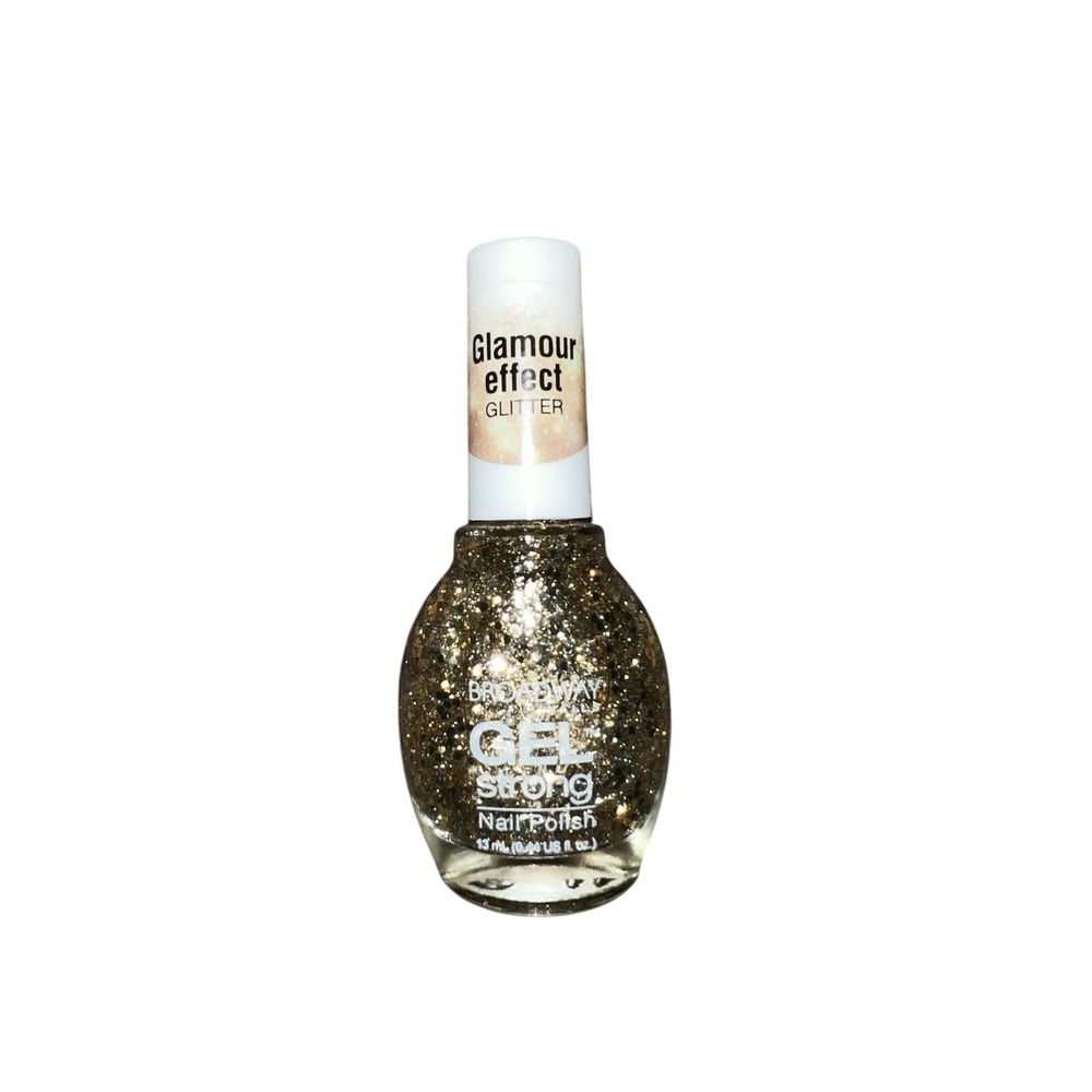 Broadway Nails New 13ml Gel Strong Glitter Nail Polish